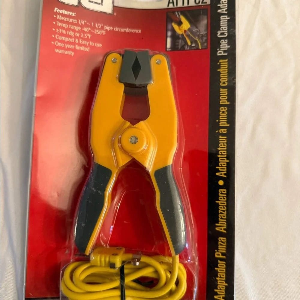 Yellow and Black Pipe Clamp Adapter